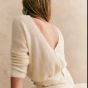 Sezane Barry Cardigan in Ecru, Size Medium, Like New